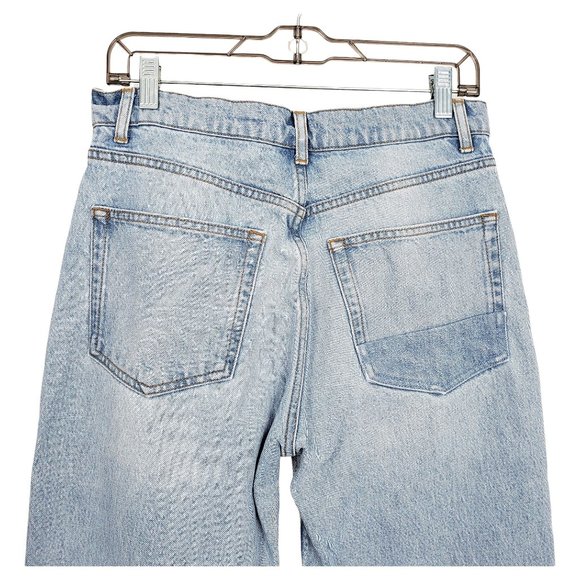 REFORMATION Cynthia Patch High Rise Cropped Jeans 29 - Picture 8 of 12